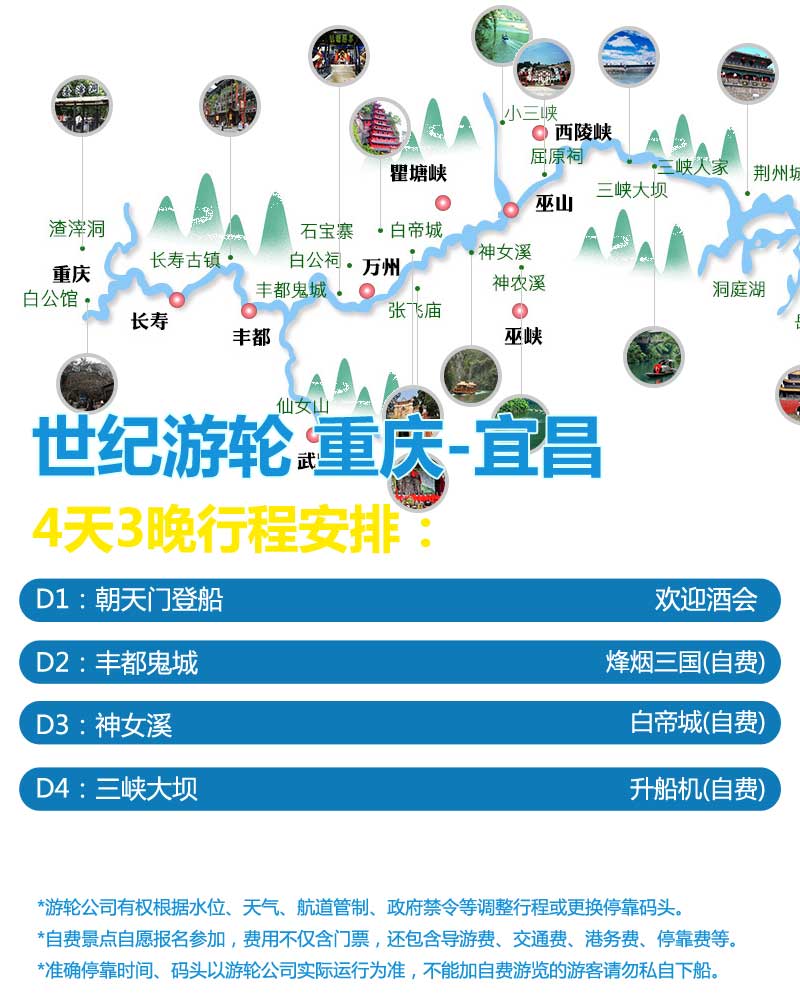 世紀(jì)游輪下水行程